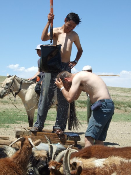 wassen waterbak